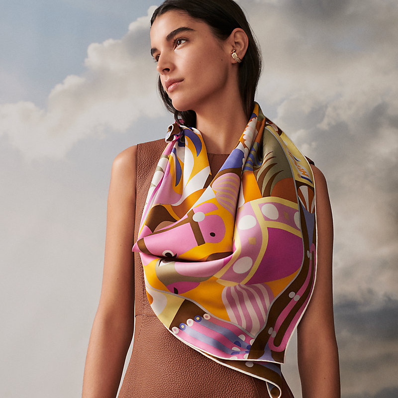 Parade en Fanfare scarf 90 | Hermès USA